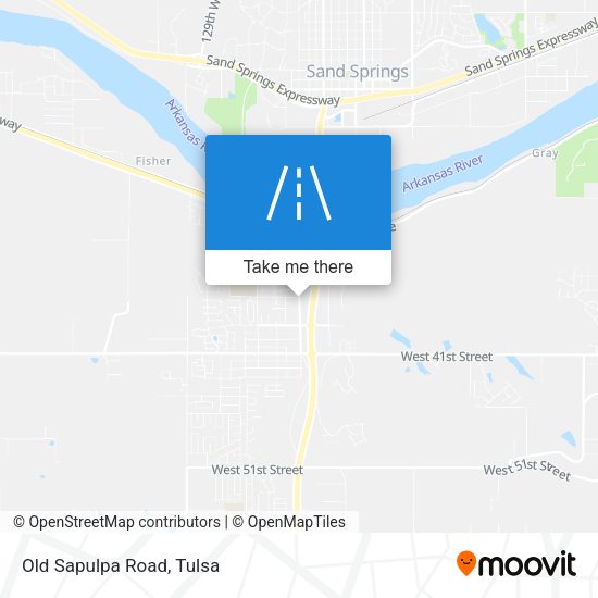 Mapa de Old Sapulpa Road