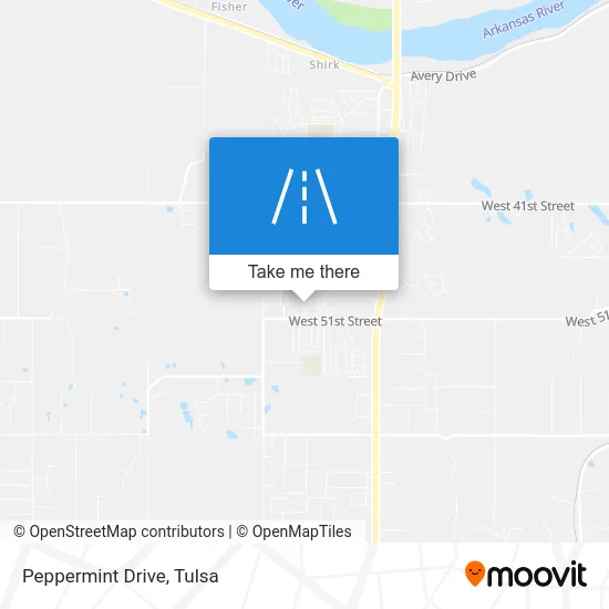 Peppermint Drive map