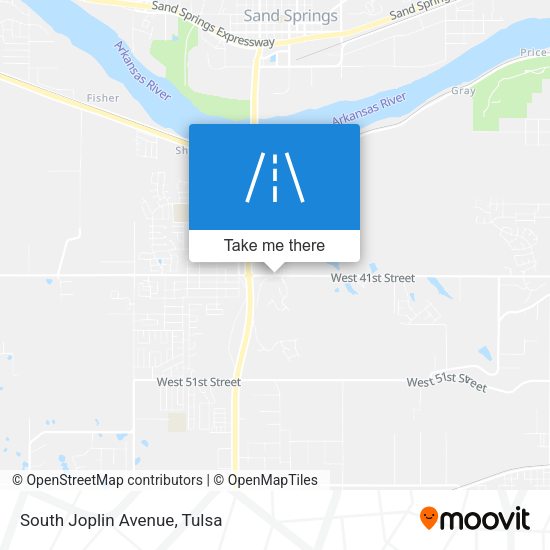 South Joplin Avenue map