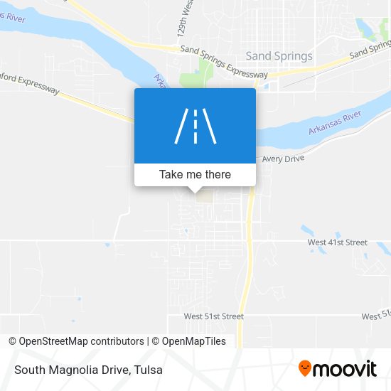 Mapa de South Magnolia Drive