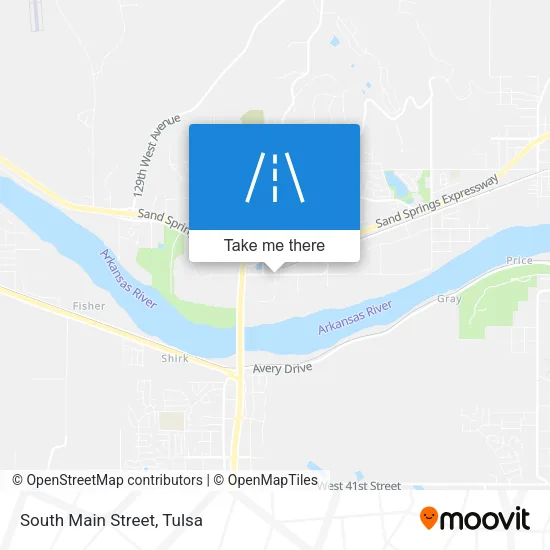 South Main Street map