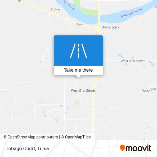 Mapa de Tobago Court