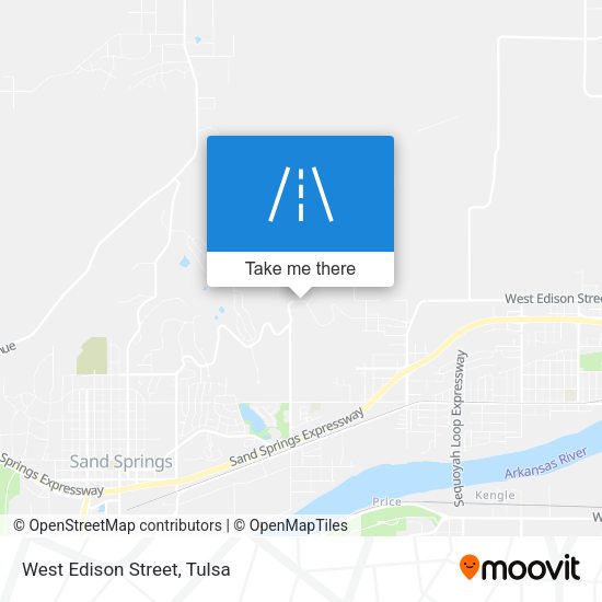 Mapa de West Edison Street