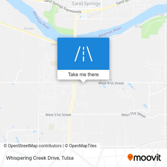 Whispering Creek Drive map