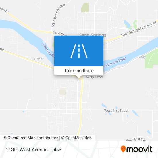 Mapa de 113th West Avenue