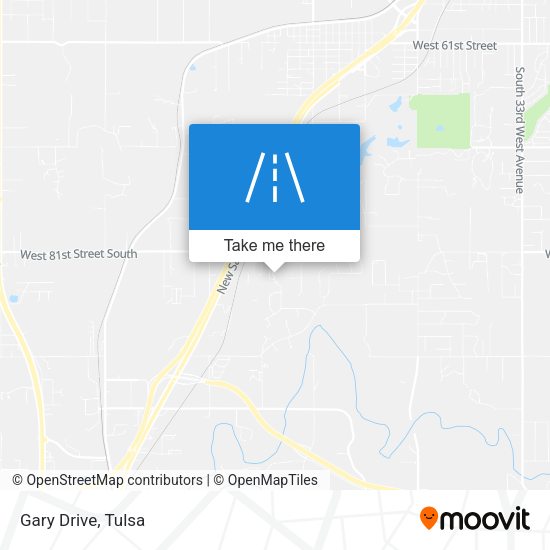 Mapa de Gary Drive