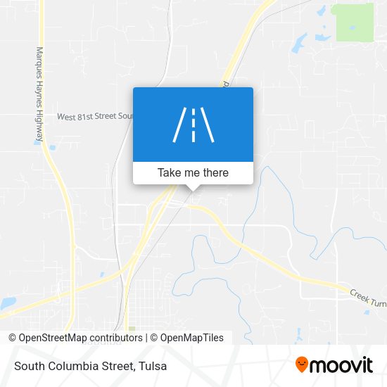 South Columbia Street map