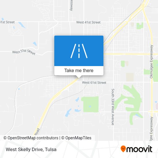 Mapa de West Skelly Drive