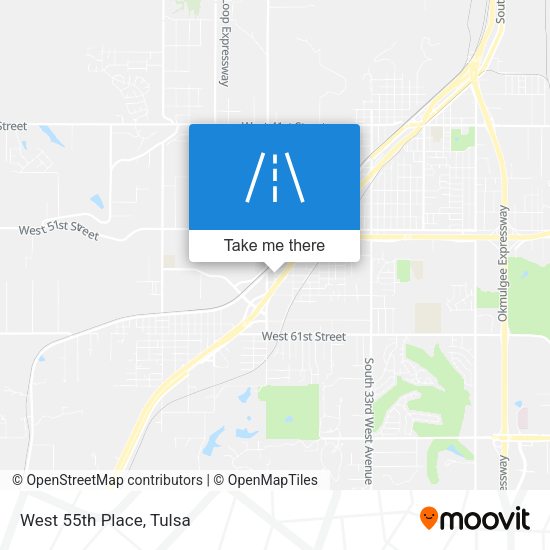 Mapa de West 55th Place