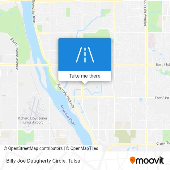 Billy Joe Daugherty Circle map