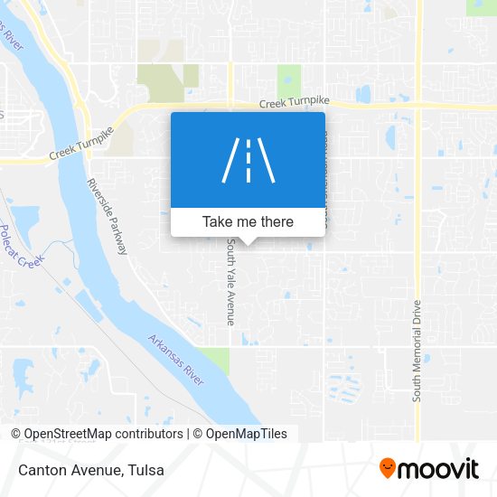 Mapa de Canton Avenue