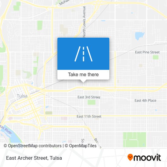 Mapa de East Archer Street