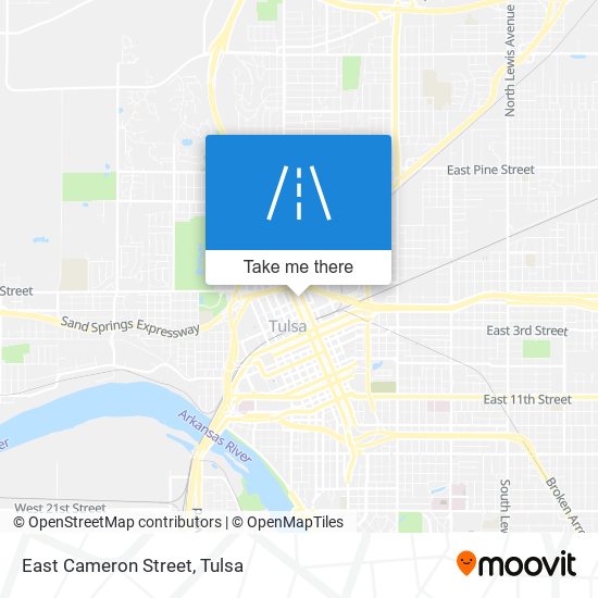 East Cameron Street map