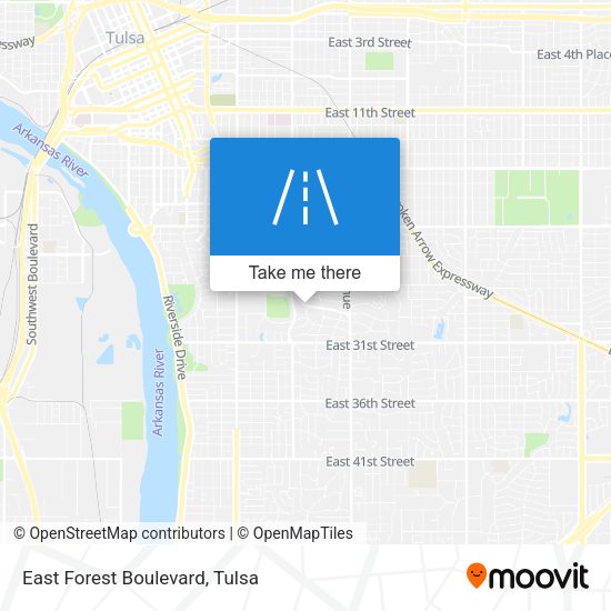 Mapa de East Forest Boulevard