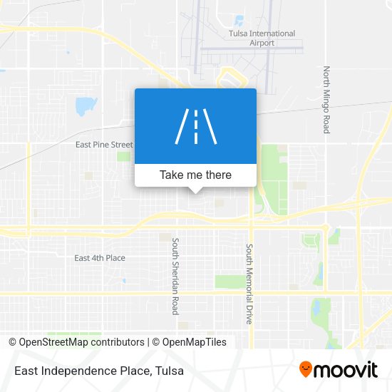 East Independence Place map