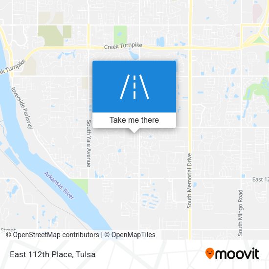 Mapa de East 112th Place