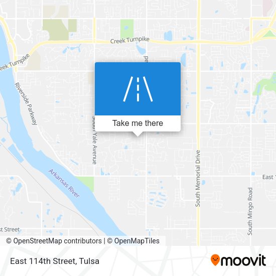 Mapa de East 114th Street