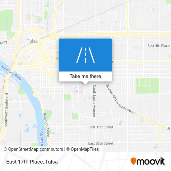 Mapa de East 17th Place