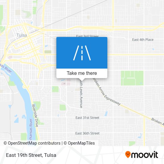 Mapa de East 19th Street
