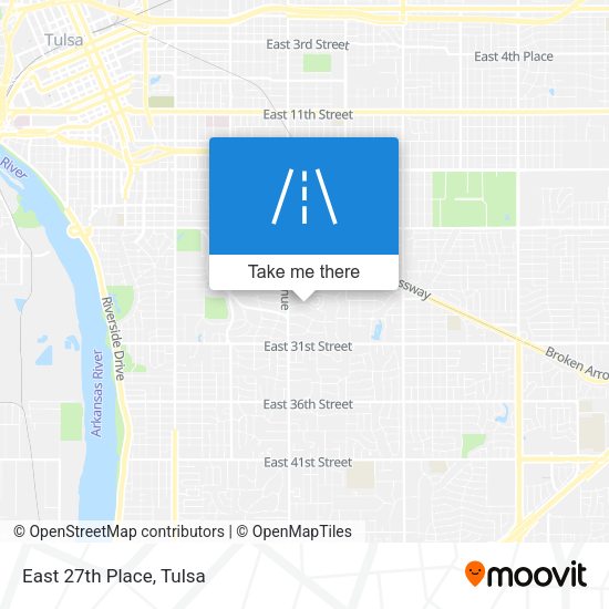 Mapa de East 27th Place