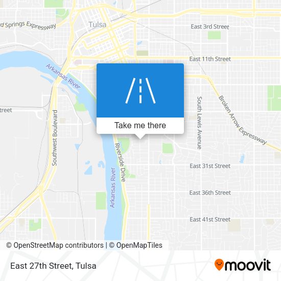 Mapa de East 27th Street
