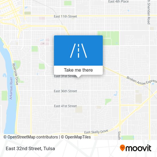Mapa de East 32nd Street