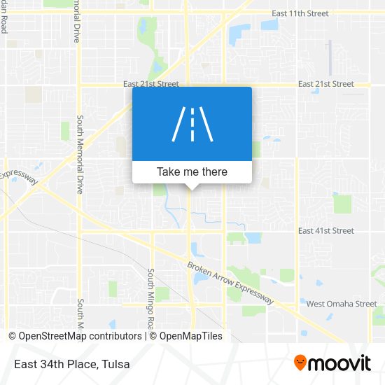 Mapa de East 34th Place
