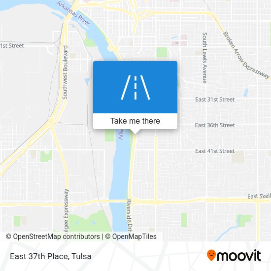 Mapa de East 37th Place