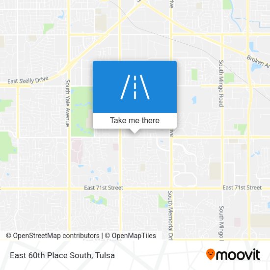 Mapa de East 60th Place South