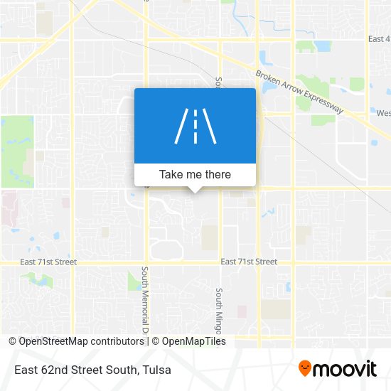 East 62nd Street South map