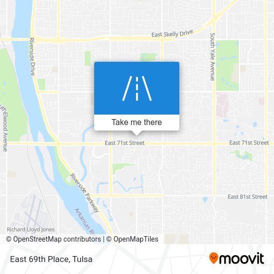 Mapa de East 69th Place