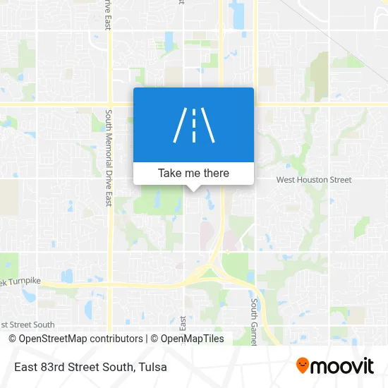 How to get to East 83rd Street South, Tulsa by bus?