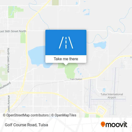 Golf Course Road map