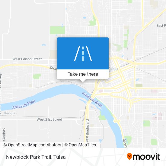 Mapa de Newblock Park Trail