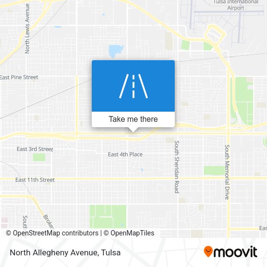 Mapa de North Allegheny Avenue