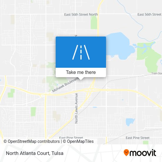 Mapa de North Atlanta Court