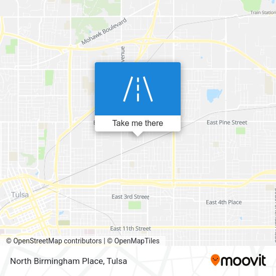 Mapa de North Birmingham Place