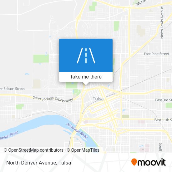 Mapa de North Denver Avenue