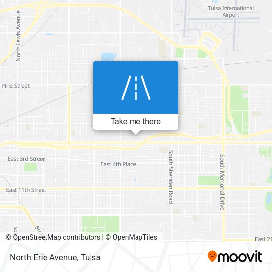 Mapa de North Erie Avenue