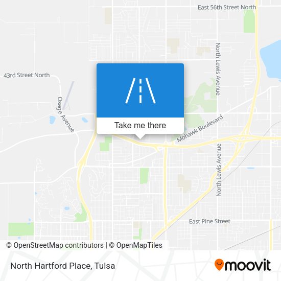 Mapa de North Hartford Place