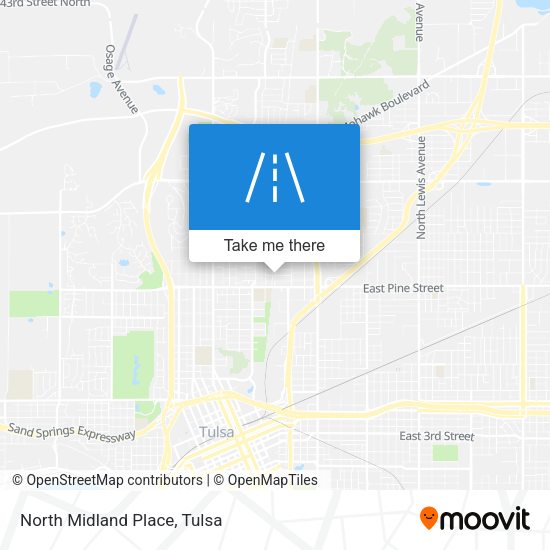 Mapa de North Midland Place