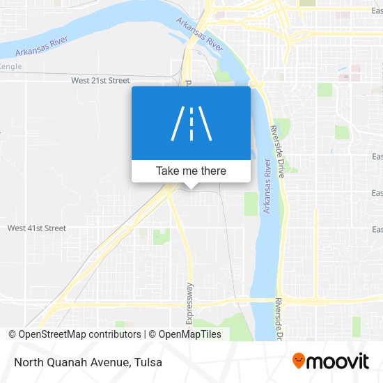 Mapa de North Quanah Avenue
