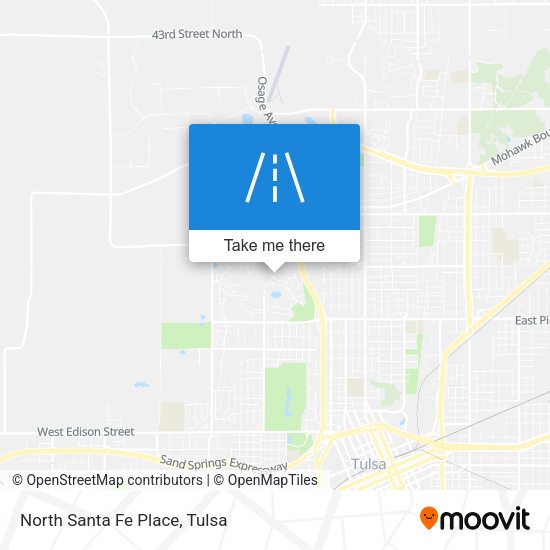 Mapa de North Santa Fe Place