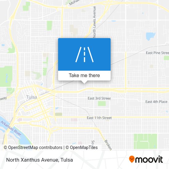 Mapa de North Xanthus Avenue
