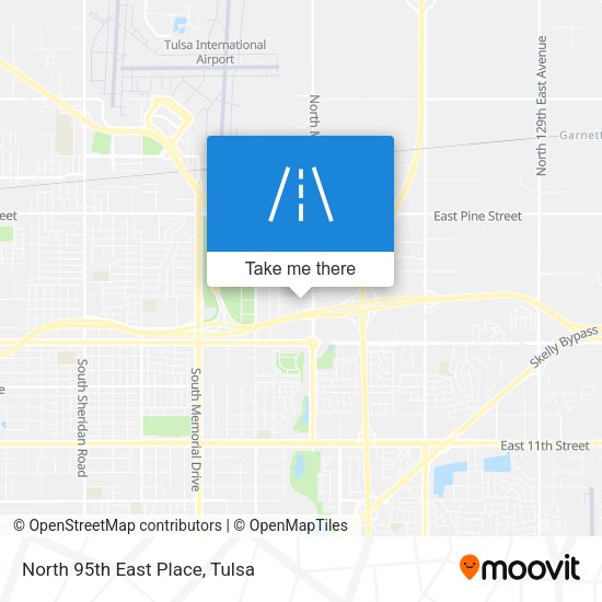 Mapa de North 95th East Place