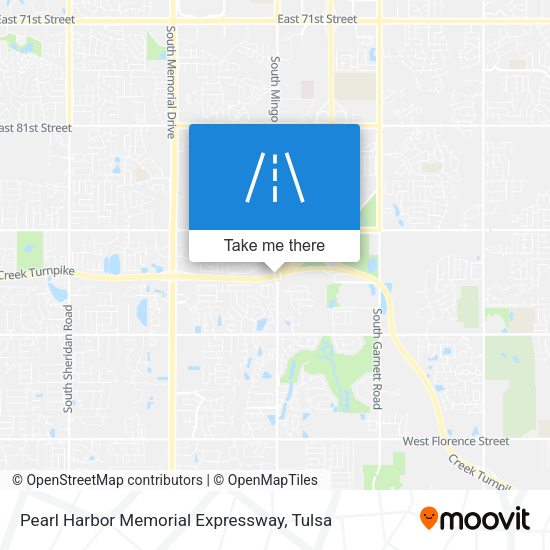 Pearl Harbor Memorial Expressway map