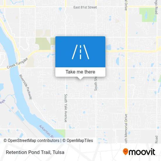 Retention Pond Trail map