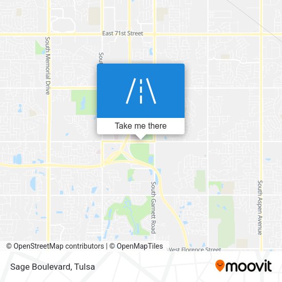 Mapa de Sage Boulevard