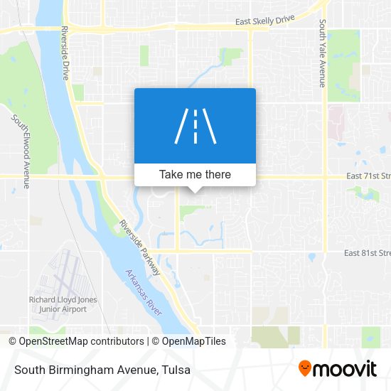 South Birmingham Avenue map