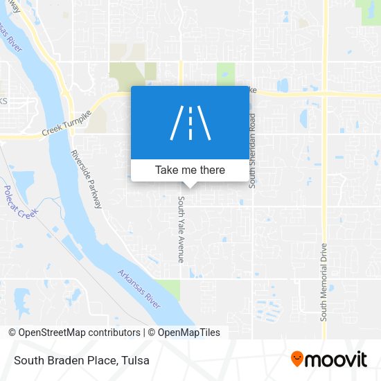 South Braden Place map